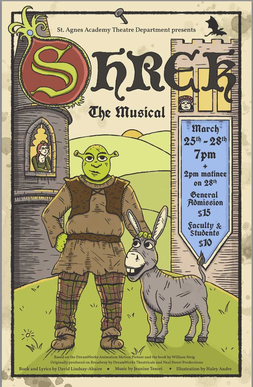St. Agnes Theatre Department Presents Shrek the Musical